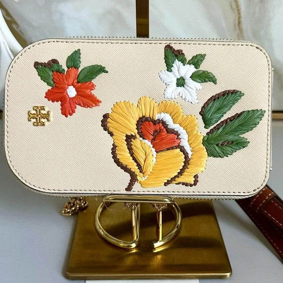 NWT Tory Burch Emerson Embroidery Phone Crossbody - Picture 3 of 6